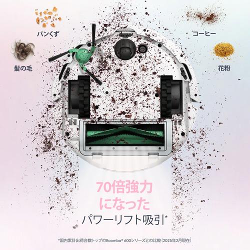 アイロボット F115260 Roomba Mini Slim 掃除機＆床拭きロボット + SlimCharge 充電スタンド 水拭き中はカーペットを自動回避 SHIRO_3