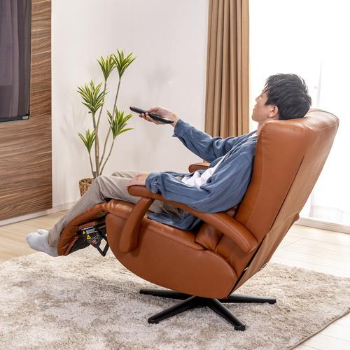 【美品】電動リクライニングチェア 期間限定大特価】ヤマダオリジナル ［幅68］電動パーソナルチェア 本革