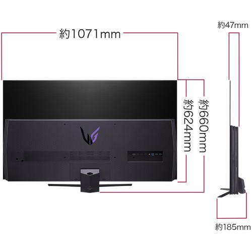 【4K】LG 48GQ900-B ゲーミングモニター [47.53型／有機EL 4K 120Hz ／NVIDIA G-Sync Compatible／専用リモコン] 48GQ900B｜kimuraya-select｜09