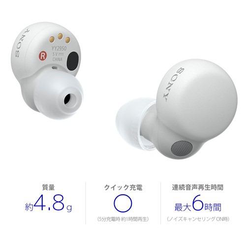 【推奨品】ソニー WF-LS900N WC ワイヤレスノイズキャンセリングステレオヘッドセット LinkBuds S ホワイト｜kimuraya-select｜02