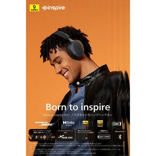 Baseus XH1K Inspire XH1 Bluetoothヘッドホン ノイズキャンセリング