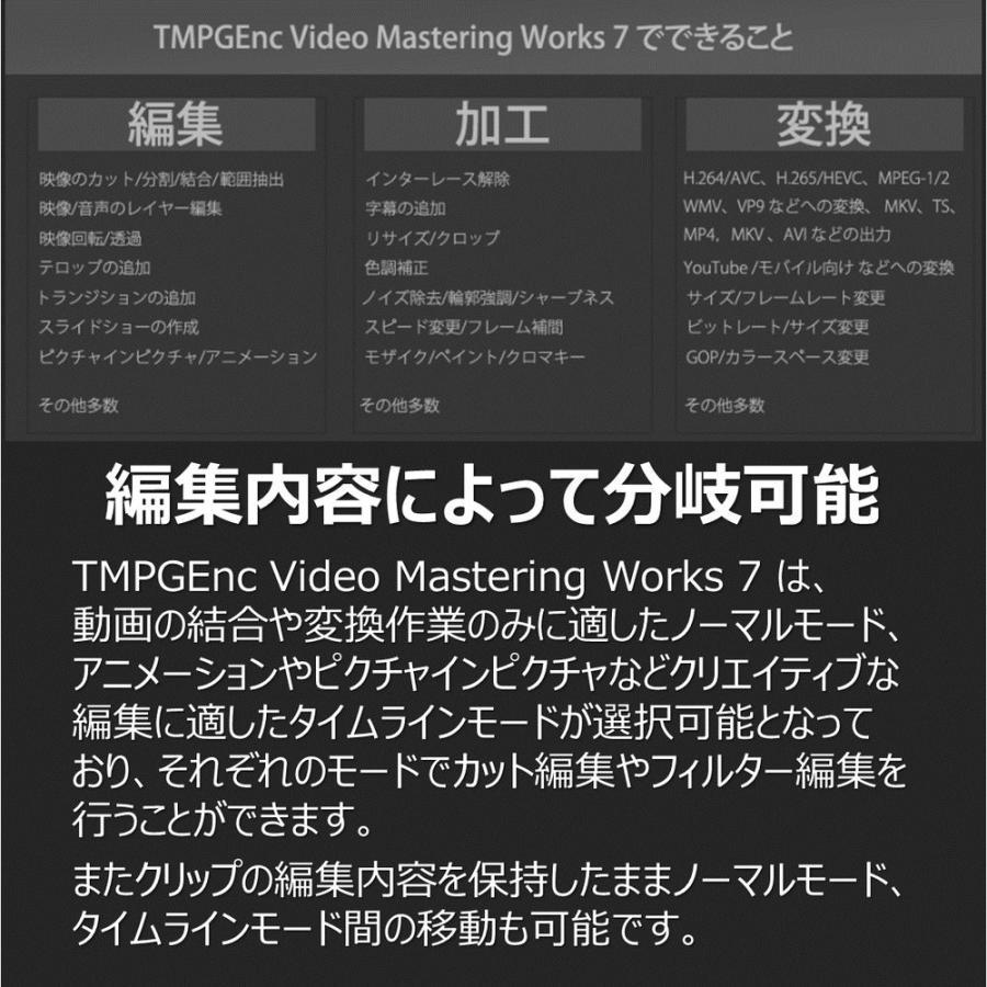 ペガシス　TMPGEnc Video Mastering Works 7　TVMW7｜kimuraya-select｜05