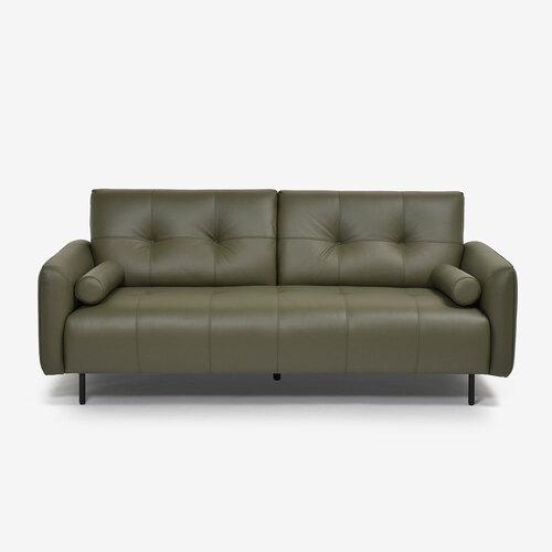 大塚家具 ソファ 3人掛け「L／S 72（エルエス72）」幅199cm 本革 総革 