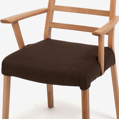 大塚家具 ダイニングチェア「シネマ」用カバー A・Bタイプ(肘つき)共通 布 ブラウン | 