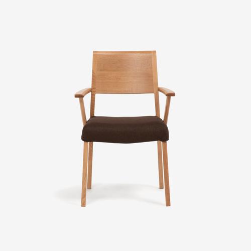 大塚家具 ダイニングチェア「シネマ」用カバー A・Bタイプ(肘つき)共通 布 ブラウン |  | 02