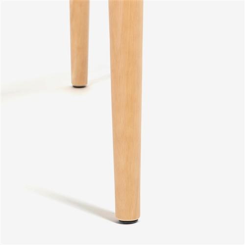 大塚家具 ダイニングテーブル「ユノ3」幅80cm レッドオーク材ホワイト