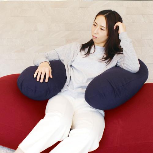 MOGU モグ パウダーサポート インナー・カバーセット NV ネイビー 横