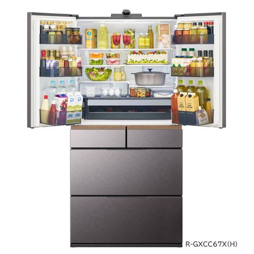 無料長期保証】日立 冷蔵庫 670L 観音開き 6ドア 幅88cm 大容量×奥行