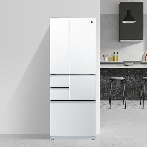 無料長期保証】シャープ 冷蔵庫 502L 観音開き 6ドア 幅68.5cm