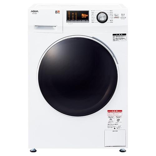 AQUA AQW-F8N(W) ドラム式全自動洗濯機 8kg ホワイト AQWF8N(W)_1