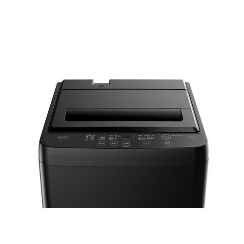 【高年式】RORO YWM-T55LK 縦型洗濯機本体 ブラック 2024年製 美原店 2024年製 RORO YWMT55LK 全自動縦型洗濯機 RORO 容量 5.5kg