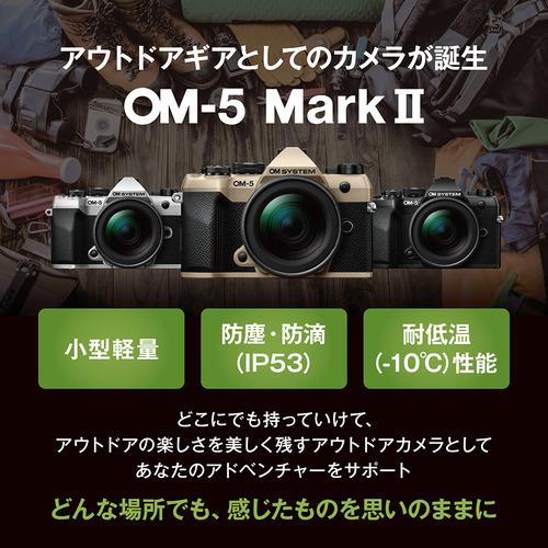 OMデジタルソリューションズ OM-5 Mark II 14-150mm II レンズキット IP53防水防塵対応 シルバー_4