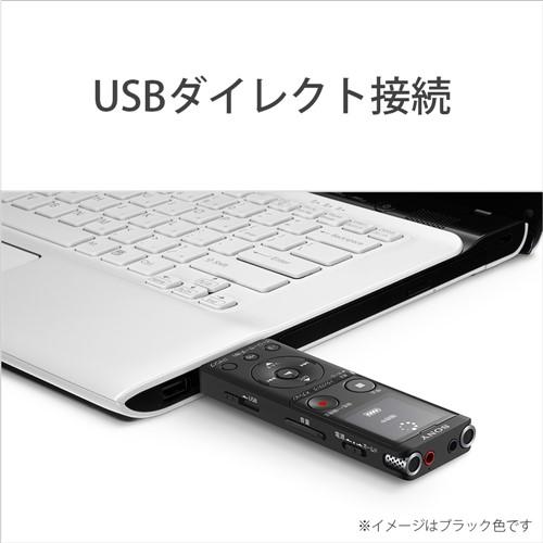 ソニー ICD-UX570F BC ICレコーダー 4GBメモリー内蔵 ブラック ワイドFM対応｜kimuraya-select｜10