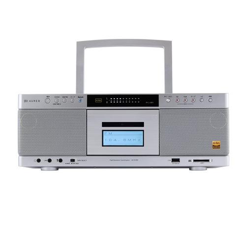 東芝 AX-KCR90(S) CDラジカセ 40Wスピーカーシステム搭載 ハイレゾ対応