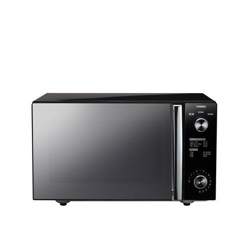 ツインバード 電子レンジ DR-D278B ミラーガラスフラット ブラック