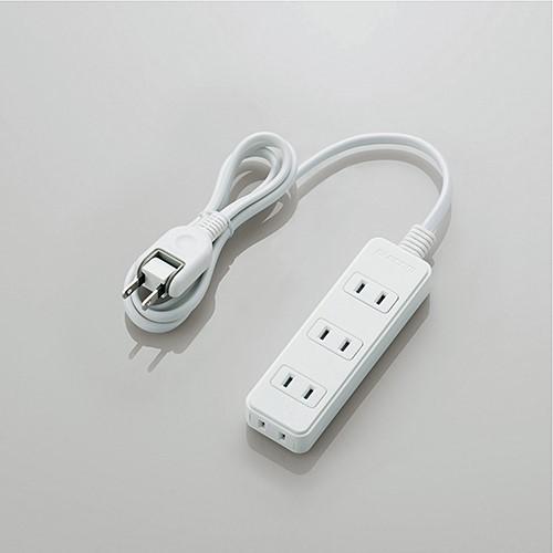 エレコム T-S02N-2410WH スイングプラグタップ 4個口 1m ホワイト | 