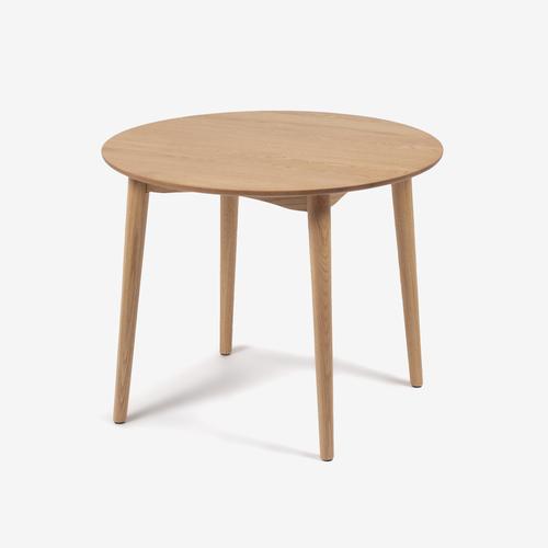 【美品】ダイニングテーブル「シネマ3」 円形 90cm レッドオーク材　大塚家具 大塚家具 [幅90丸] ダイニングテーブル「シネマ3」 レッドオーク材無垢