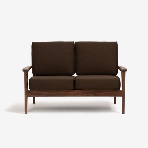 大塚家具［2人掛］ラブソファ「シネマ」本体＋ヌードクッション