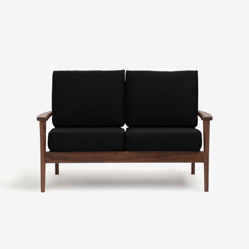 大塚家具［2人掛］ラブソファ「シネマ」本体＋ヌードクッション