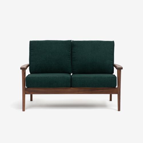 大塚家具［2人掛］ラブソファ「シネマ」本体＋ヌードクッション