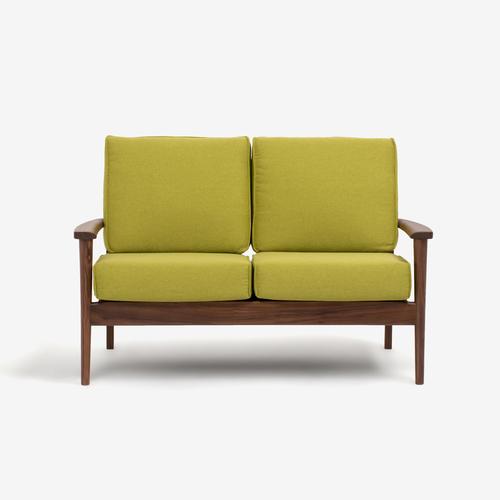 大塚家具［2人掛］ラブソファ「シネマ」本体＋ヌードクッション