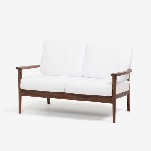 大塚家具［2人掛］ラブソファ「シネマ」本体＋ヌードクッション