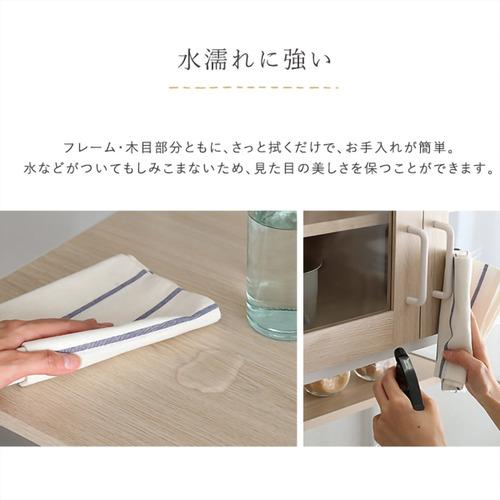 ホームテイスト FRA-T2S--WOK さわやかなオシャレゴミ箱上ラック スリムタイプ【Frais-フレ-】 ホワイトオーク_9