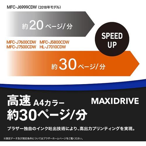 【A3対応】ブラザー MFC-J7500CDW A3インクジェット複合機 大容量ファーストタンク Wi-Fi FAX 自動両面 両面スキャン 2段トレイ 30万ページ耐久｜kimuraya-select｜04
