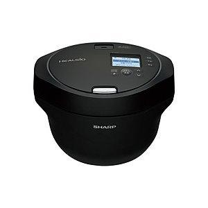 超美品 KN-HW16G-B SHARP シャープ 水なし自動調理鍋 1.6L ブラック