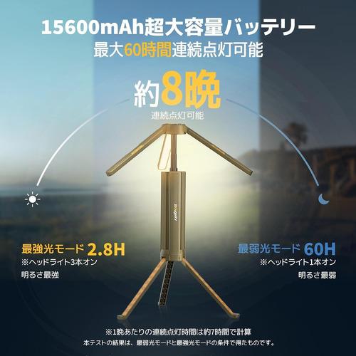 ISSYZONE JAPAN CL04 伸縮式折畳みLEDライト BougeRV カーキグリーン_6