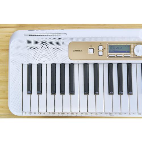 カシオ計算機 LK-340 光ナビゲーションキーボード 120曲内蔵 61鍵 ホワイト