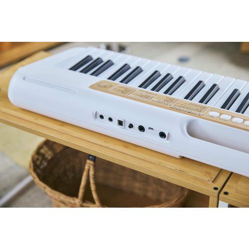 カシオ計算機 LK-340 光ナビゲーションキーボード 120曲内蔵 61鍵 ホワイト