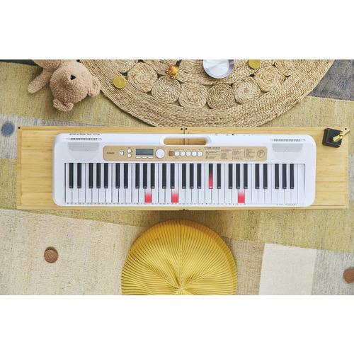 カシオ計算機 LK-340 光ナビゲーションキーボード 120曲内蔵 61鍵 ホワイト