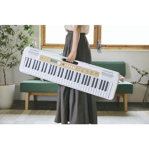 カシオ計算機 LK-340 光ナビゲーションキーボード 120曲内蔵 61鍵 ホワイト