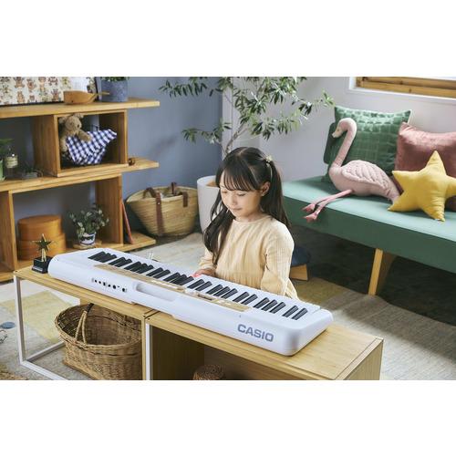 カシオ計算機 LK-340 光ナビゲーションキーボード 120曲内蔵 61鍵 ホワイト