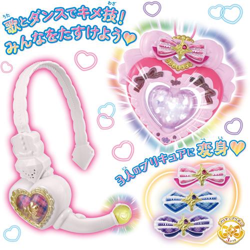 プリキュア アイドルハートブローチ　インカムセット 未開封 バンダイ キミとアイドルプリキュア♪アイドルハートブローチ