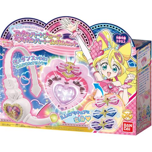 プリキュア アイドルハートブローチ　インカムセット 未開封 バンダイ キミとアイドルプリキュア♪アイドルハートブローチ