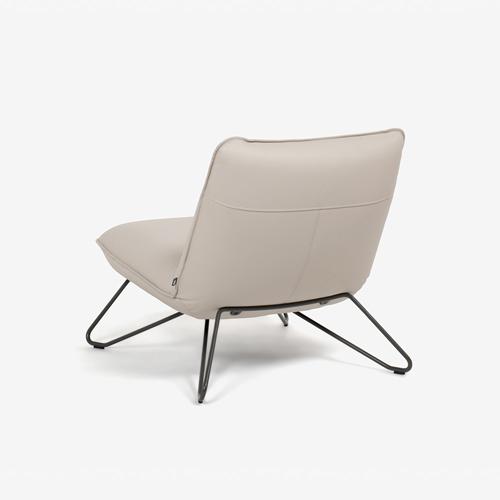 大塚家具 アームチェア「394-16」革ライトベージュグレー色 ROLF BENZ(ロルフベンツ)_3
