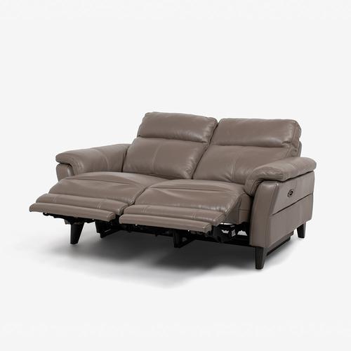 大塚家具 電動リクライニングラブソファ 2人掛け「L／S RELAX-65 エルエスリラックス-65」幅156cm 革#J／S-232E グラナイト色_3