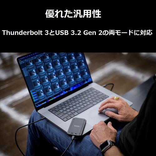 ウエスタンデジタル SDPS31H-001T-GBCND Thunderbolt 3／USB-C 両対応 超高速ポータブルSSD 1TB SDPS31H001TGBCND｜kimuraya-select｜06