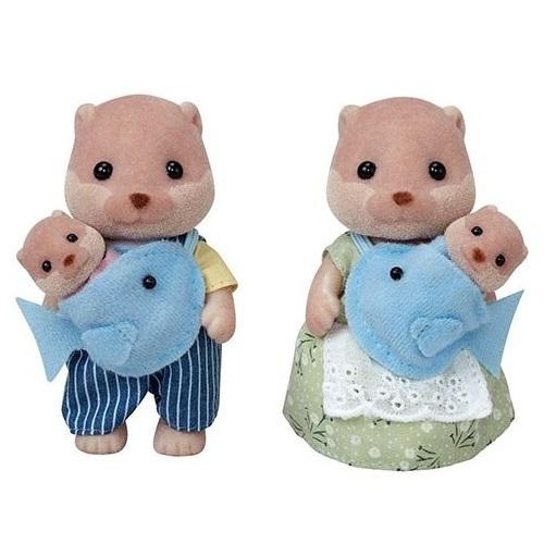 シルバニア　な〜 エポック社 シルバニアファミリー カワウソファミリー（FS−32