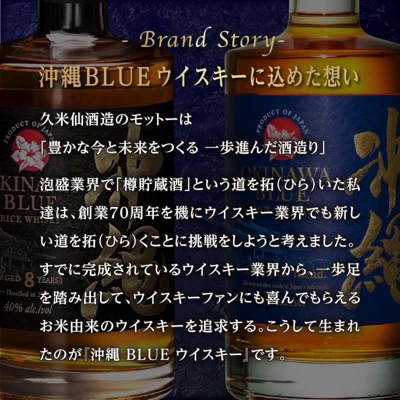 ウイスキー 沖縄BLUE 8年 40度 750ml ジャパニーズウイスキー