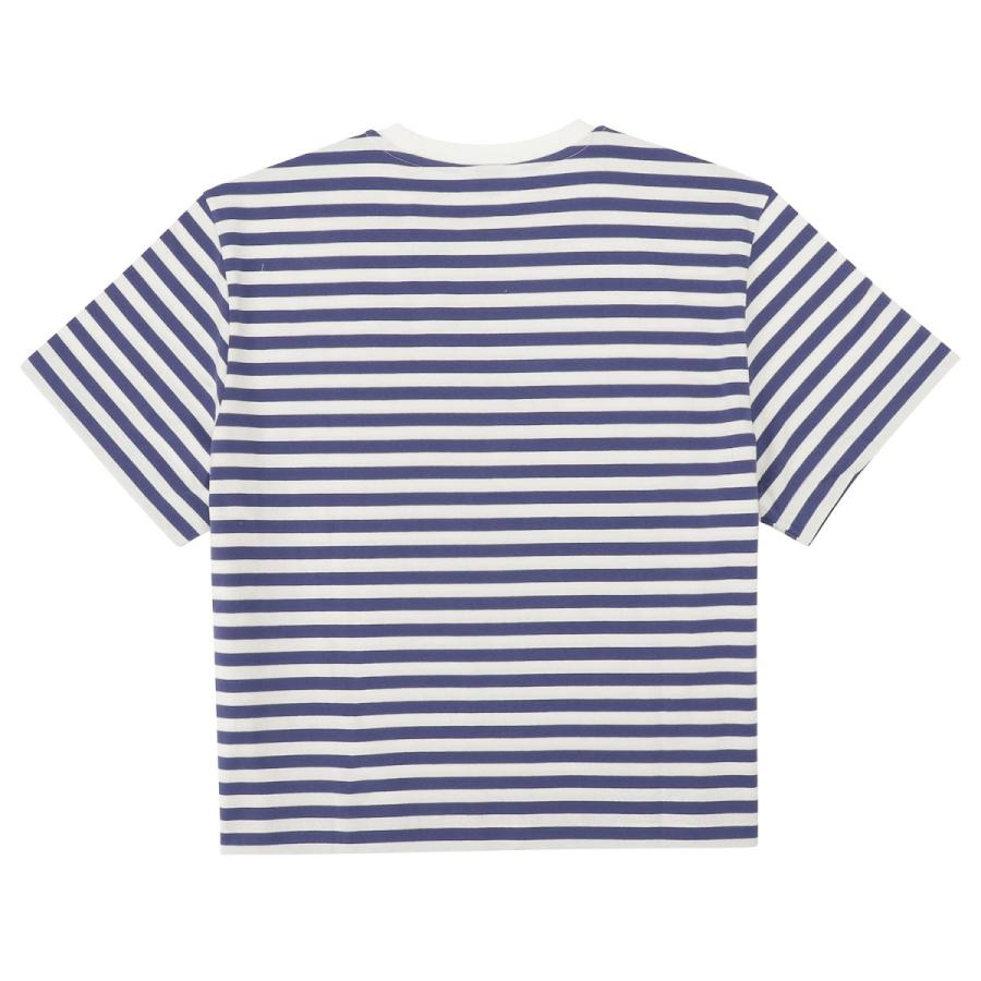 マリメッコ Tシャツ marimekko 091126 845 S ウニッコ ワンポイント ボーダー柄 クルーネック ドロップショルダー 半袖 Sサイズ｜kimurayashop｜05