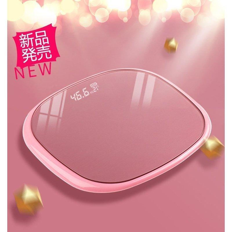 デジタル体重計 女性 かわいい体重計 安い ピンク体重計 アナログヘルスメーター シンプル機能 乗るだけ簡単 見やすい Tzj001 キングショップ 通販 Yahoo ショッピング