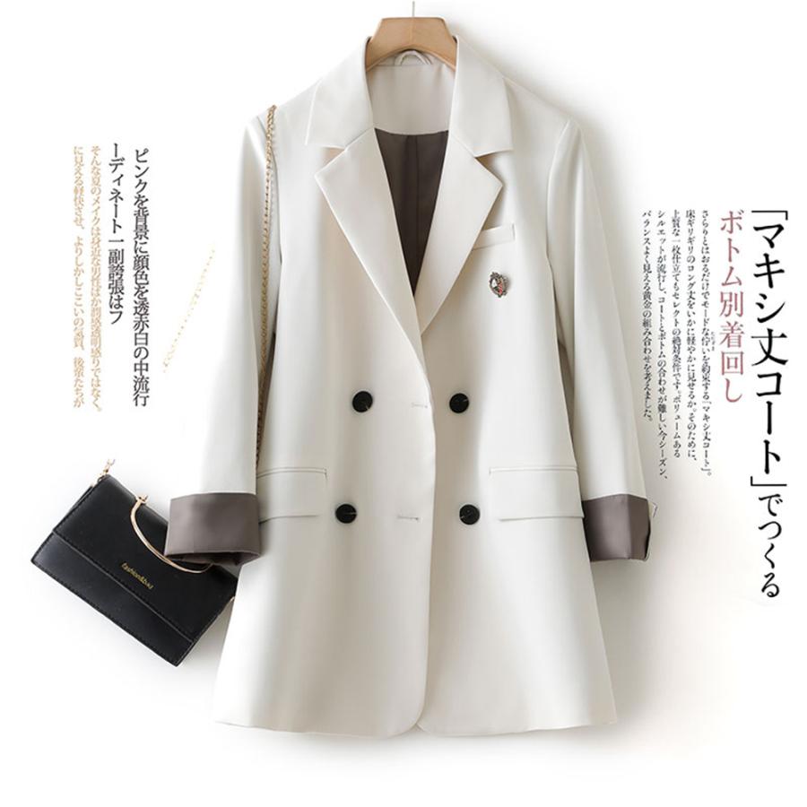 スプリングコート 黒 無地 レディース おしゃれ コート 春 女子 フォーマル 通勤 Ol 制服 30代 40代 50代 60代 21 母の日 送料無料新品