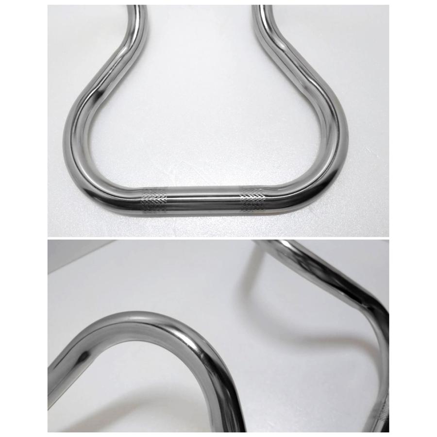 バイク 汎用 アップハンドルバー 5 1インチ 25.4mm 7/8インチ 22.2mm 