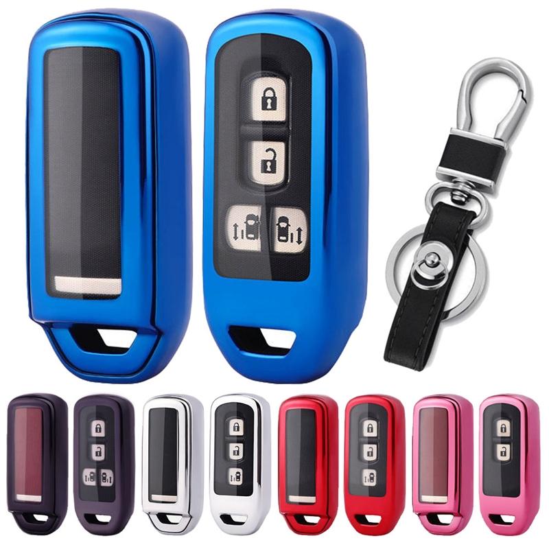ホンダ TPU スマートキーケース キーカバー キーホルダー Nボックス 