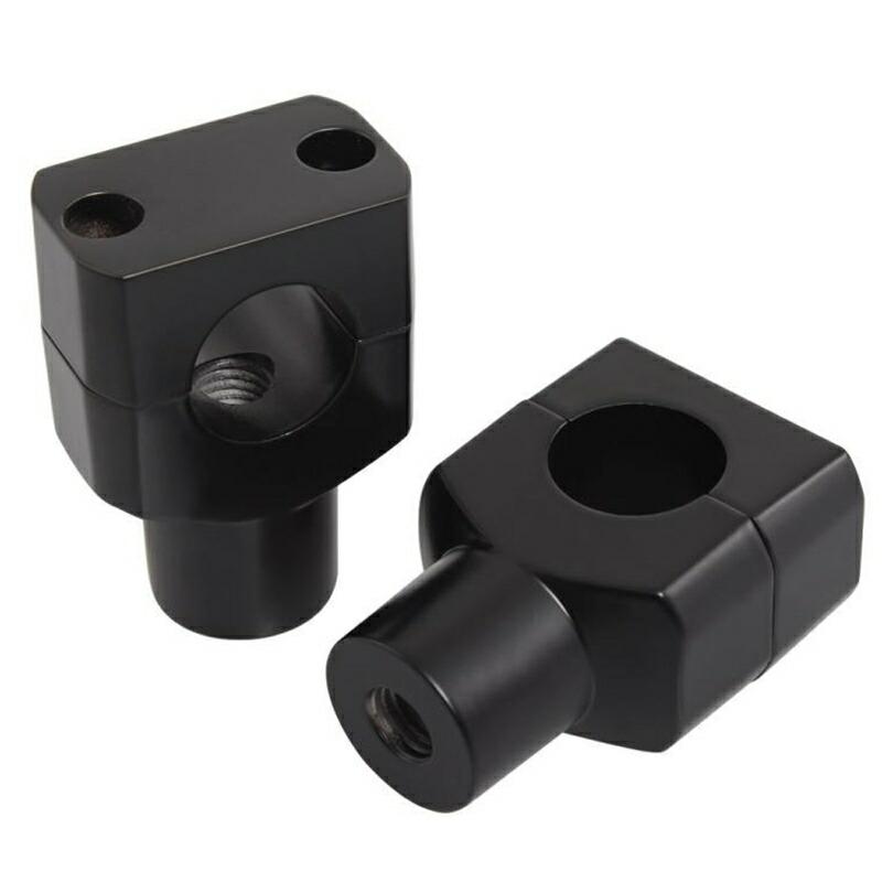 バイク 汎用 角型 ハンドルポスト ライザー 1インチ 7/8インチ 25.4mm