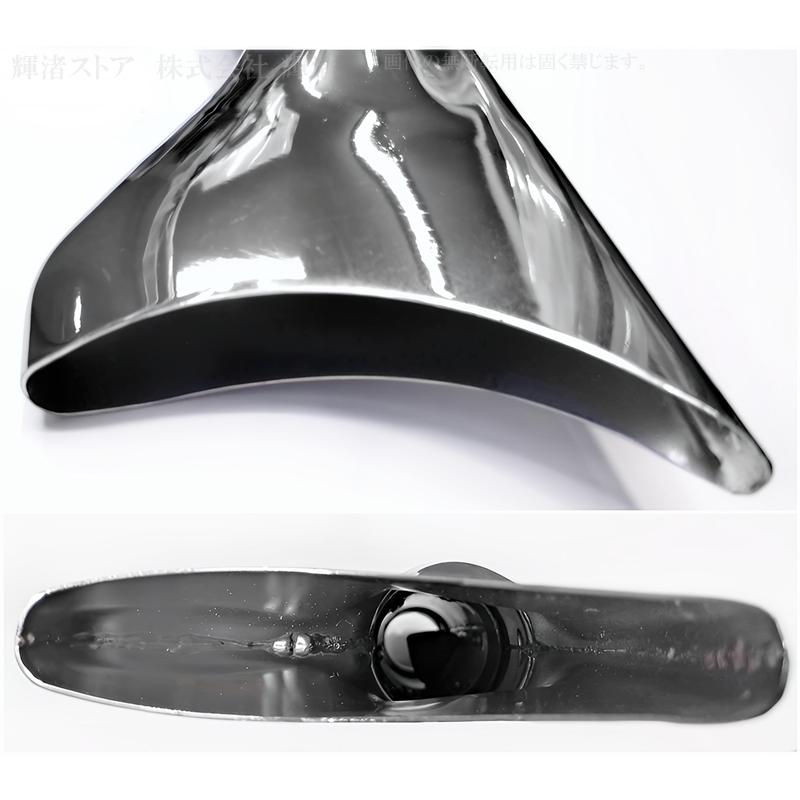 バイク 汎用 フィッシュテール マフラー 差込内径36-45mm 全長560mm