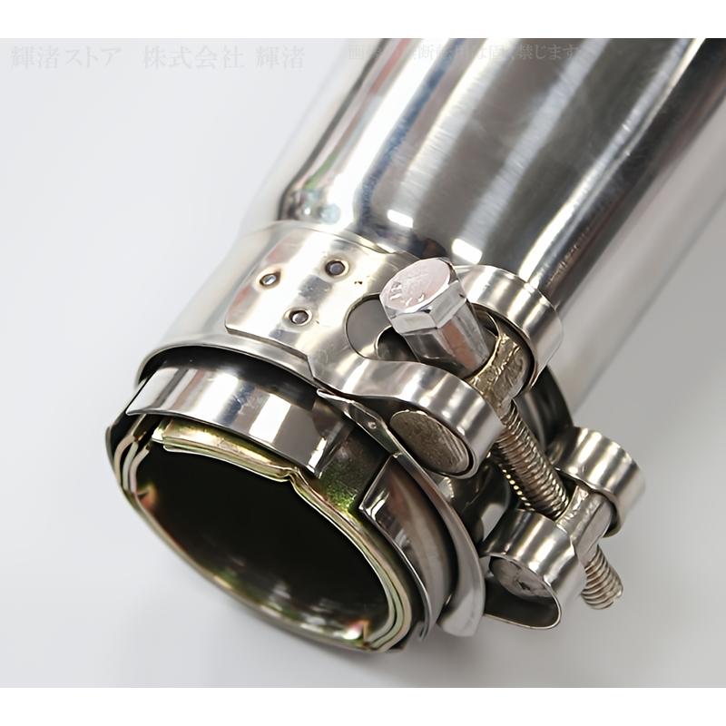 バイク 汎用 マフラー サイレンサー 差込内径38-45mm 全長430mm